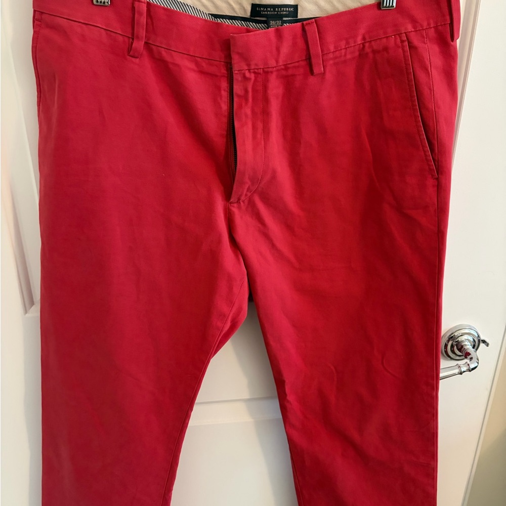 Banana Republic Men's Red Pants